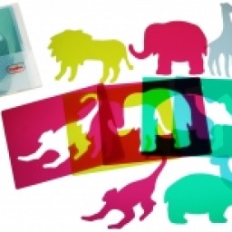 Plantillas animales del zoo