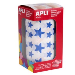 Gomet azul estrellas grandes y pequeñas Apli 04888