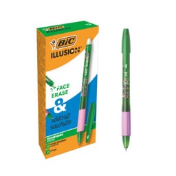 Bolígrafo Gellocity Illusion verde Bic 516531
