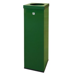 Papelera P-71 verde Cilindro P71-V