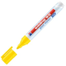 Rotulador pizarra cristal edding 95 amarillo 95-005