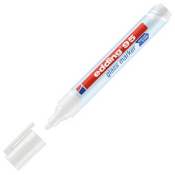 Rotulador pizarra cristal edding 95 blanco 95-049