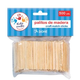 500 palillos madera 2,5 x 50 mm. Dohe 18106
