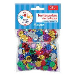 28 g. lentejuelas de colores Dohe 18111