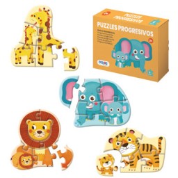 Mini puzzles 6 piezas Dohe 65002