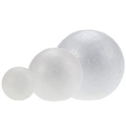 3 bolas poliespán 10 cm. Fixo 68008500