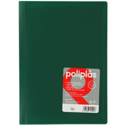 Carpeta 40 fundas Poliplás Folio negra Grafoplás 01440010