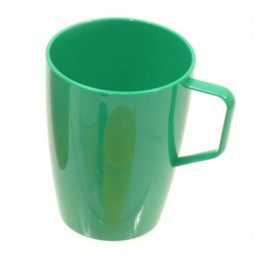 Vaso de plástico con asa 28 cl. rojo 53009RO