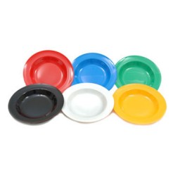 Plato hondo plástico 21,5 cm.azul 53012AZ