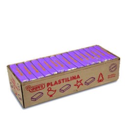 15 pastillas plastilina 350 g. lila Jovi 7214