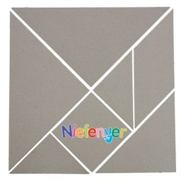 Tangram gigante cartón ecológico Niefenver 2300117