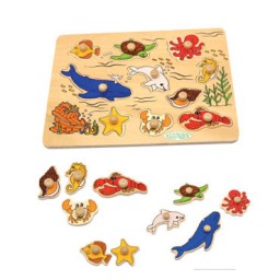 Ensarte de madera Animales Marinos Kluger D11024