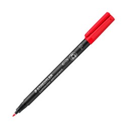 Marcador Lumocolor rojo FM Staedtler 318-2