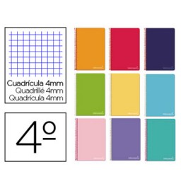 Cuaderno Witty 4º c/4mm. Liderpapel 08400