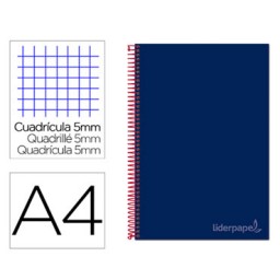 Cuaderno JOLLY 140HJ Din A-4 azul Liderpapel 09651