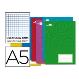 Libreta grapada 32 hojas Din A-5 c/4mm. Liderpapel 22524