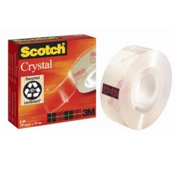 Cinta adhesiva Scotch Crystal 19 mm. x 33 m. 600/1933