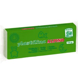 12 barras plastilina 150 g. verde prado Alpino DP00007501