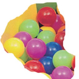 600 bolas piscina ø 75 mm. 6 colores Amaya 439900