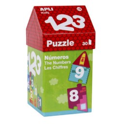 Puzzle Casitas 123 Apli 14806