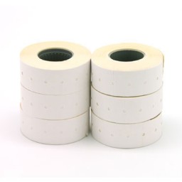 6 rollos etiqueta manual 21x12 mm. blanca Apli 100910