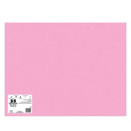 Paquete 25 cartulinas rosa carmesí 180 g/m² 50x65 cm. Dohe 29977