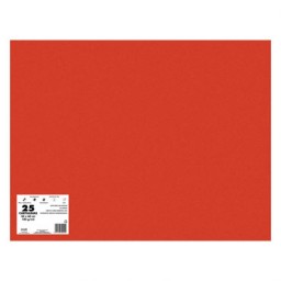 Paquete 25 cartulinas rojo 180 g/m² 50x65 cm. Dohe 29978
