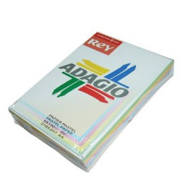 PQ500 papel 5 colores pastel 80 g/m² Din A-4 Adagio 30231