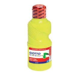 Botella de 250 ml. témpera Flúo amarilla Giotto 531101