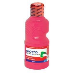 Botella de 250 ml. témpera Flúo rosa Giotto 531104