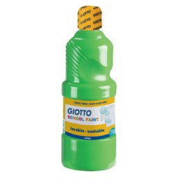 Botella de 500 ml. témpera líquida verde cinabrio Giotto F535311