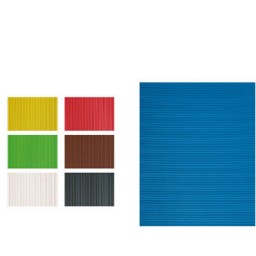 5 láminas EVA corrugada azules 40x60 cm Fixo 00036730