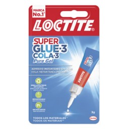 Pegamento Super Glue3 Pure Gel 3 g. gel Loctite 2640971