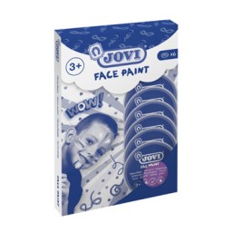 6 botes Face Paint 8ml. violeta Jovi 17114