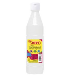 Botella témpera líquida blanca 500 ml.  Jovi 50601