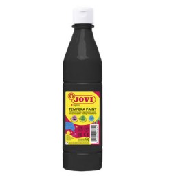 Botella témpera líquida negra 500 ml.  Jovi 50630