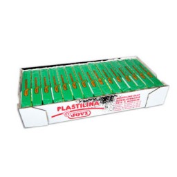 15 pastillas plastilina 150 g. verde claro Jovi 7110