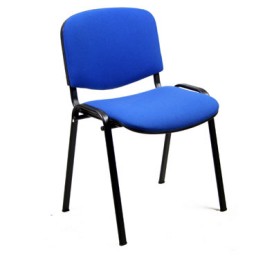 Pack 4 sillas confidente DADO tapizado azul