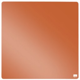 Pizarra magnética naranja 360x360mm. Nobo 1915622