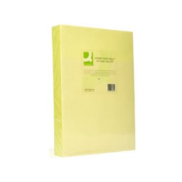 500HJ papel aqmarillo neón 80 g/m² Din A-3 Q-Connect 72202