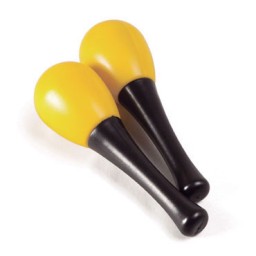 2 maracas mini de plástico Amaya 441100