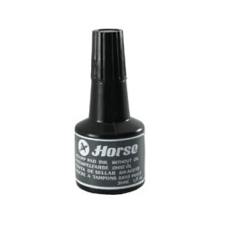 Bote tinta tampón 30 ml. negra Horse